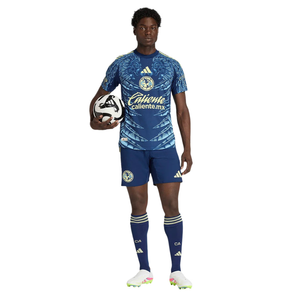 adidas A. Cervantes Men's Club AmÃ©rica 25/26 Authentic Away Jersey (Blue)