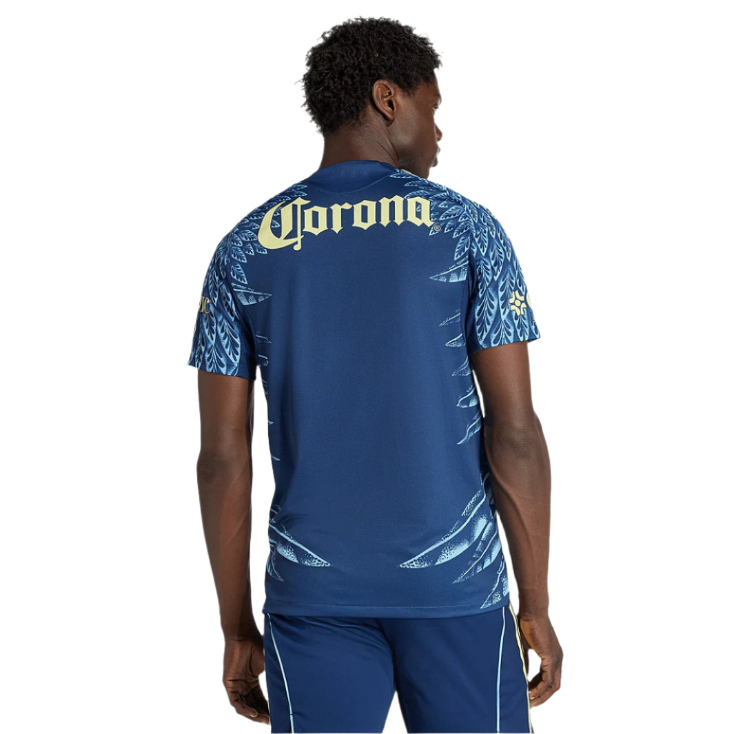 adidas S. Caceres Men's Club AmÃ©rica 25/26 Authentic Away Jersey (Blue)