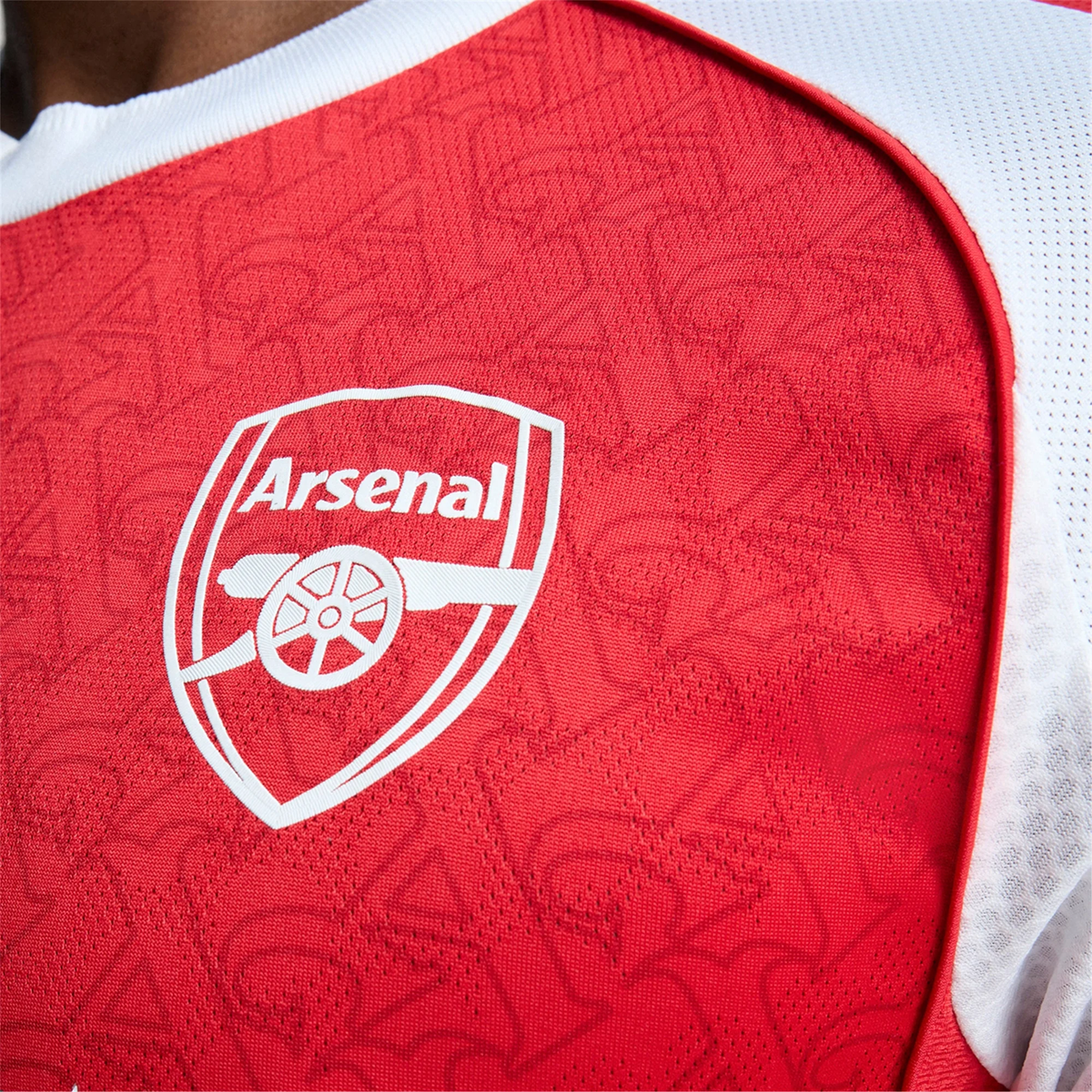 adidas Gabriel Martinelli Arsenal FC Authentic Home Jersey 25/26 w/ EPL Patch (Better Scarlet/White
