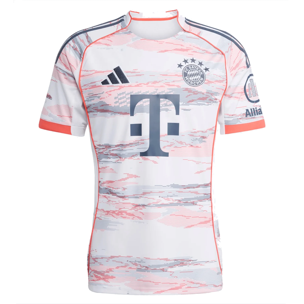 adidas Bayern Munich Away Jersey 25/26 (White/Red)