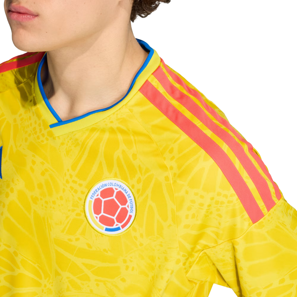 adidas Men's L. Diaz Colombia 2026 Home Jersey (Impact Yellow)