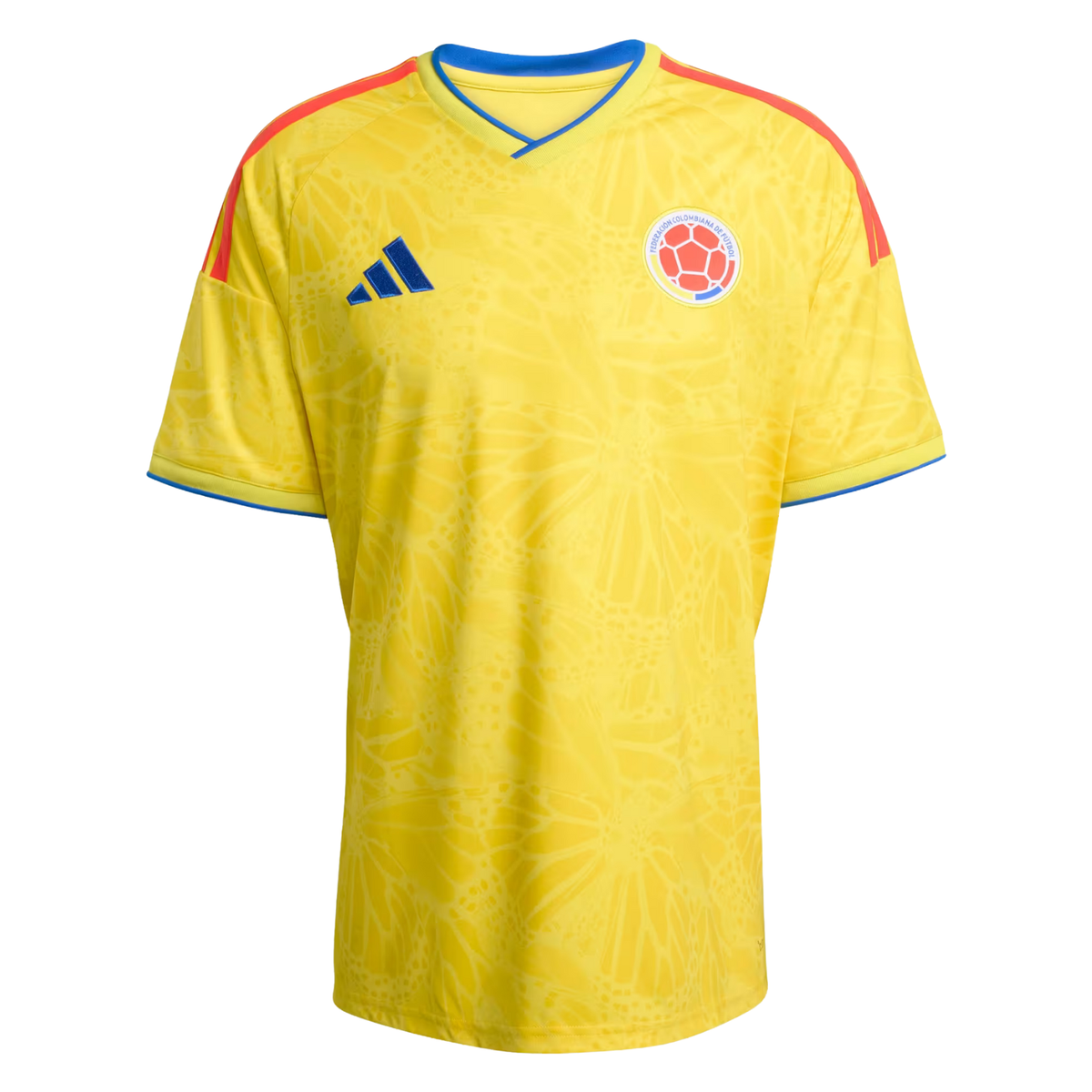 adidas Men's Quintero Colombia 2026 Home Jersey (Impact Yellow)