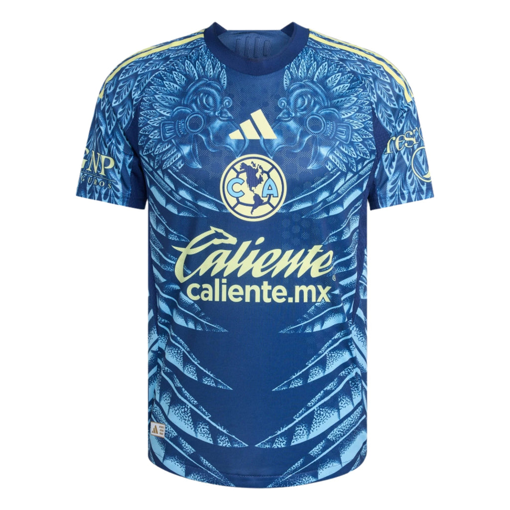 adidas Brian Rodriguez Men's Club AmÃ©rica 25/26 Authentic Away Jersey (Blue)