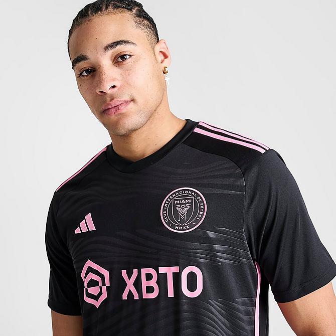 adidas David RuÃ­z Inter Miami Away Jersey 23/24 (Black/True Pink)