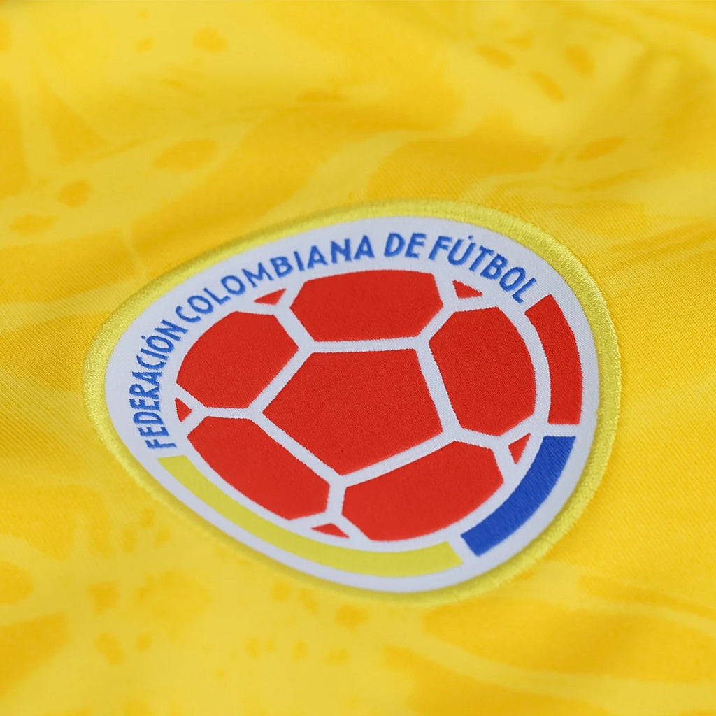 adidas Men's Castano Colombia 2026 Home Jersey (Impact Yellow)