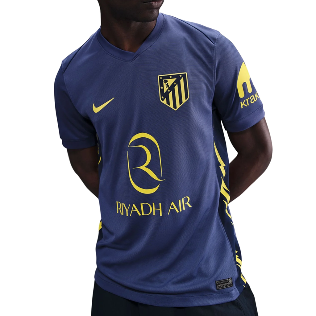 Nike AtlÃ©tico Madrid Julian Alvarez Away Jersey w/ La Liga Patch 25/26 (Binary Blue/Vibrant Yellow)