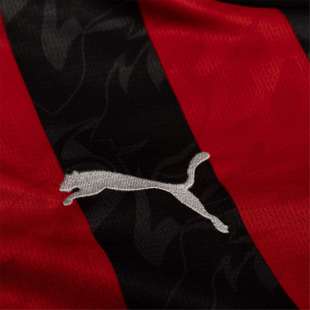 Puma AC Milan Long Sleeve Home Jersey 25/26 (Red/Black)