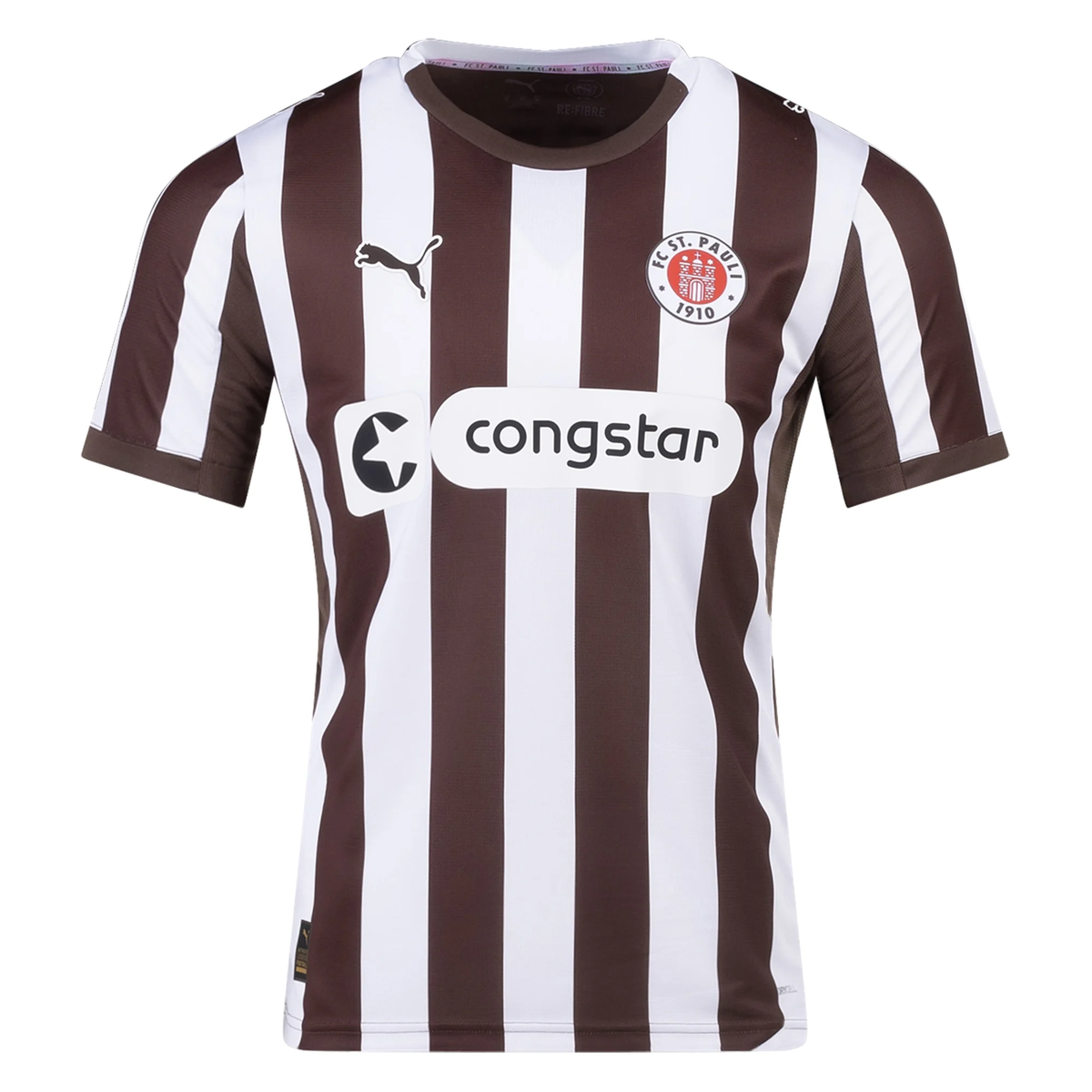 Puma St. Pauli 25/26 Home Jersey (Espresso Brown/Puma White)