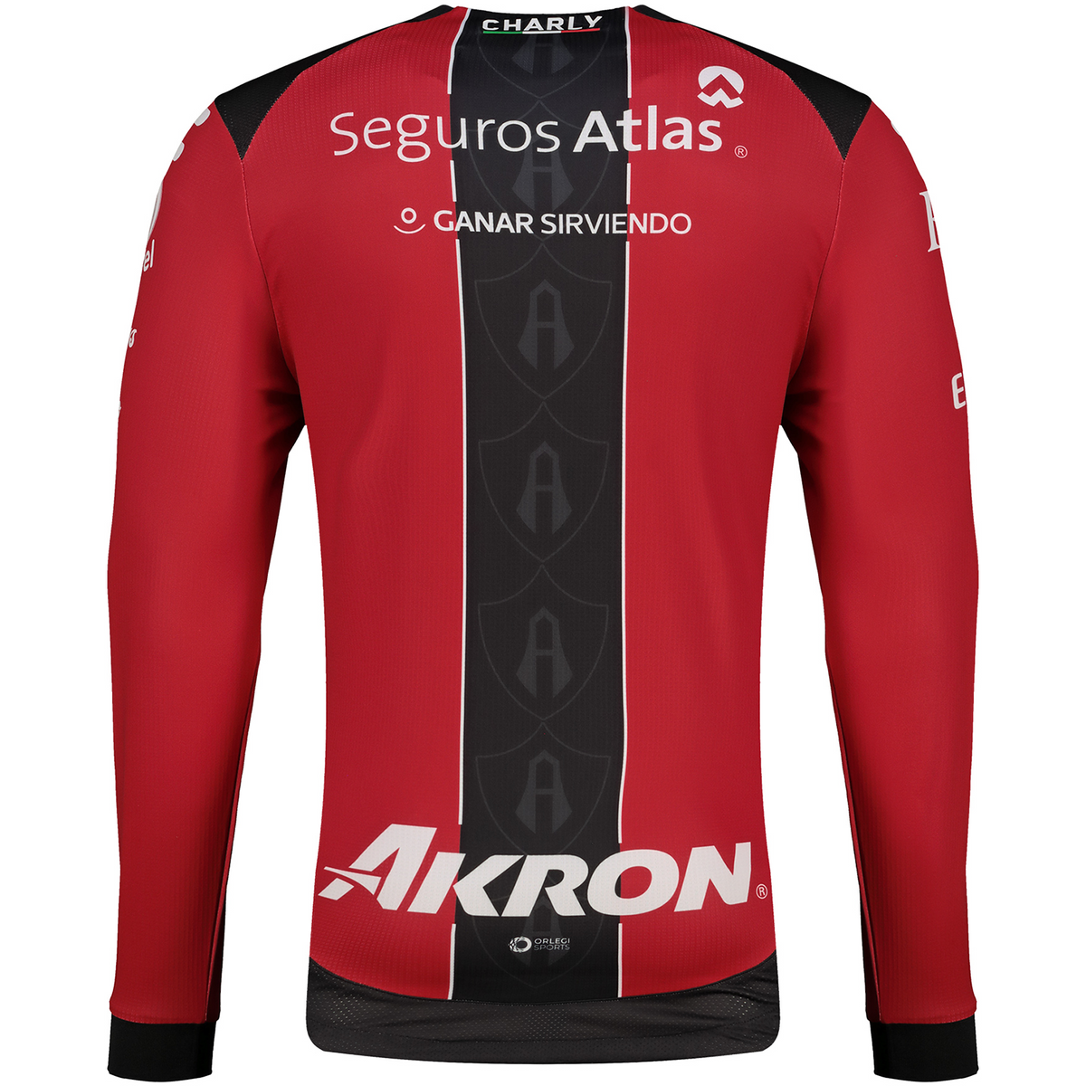 Charly Atlas 25/26 Long Sleeve Home Jersey (Red/Black)