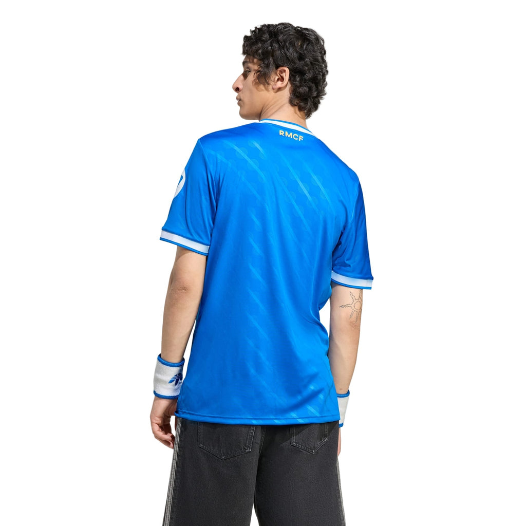 adidas Endrick Men's Real Madrid Third Jersey 25/26 w/ Champions League Patches (Blue/White)