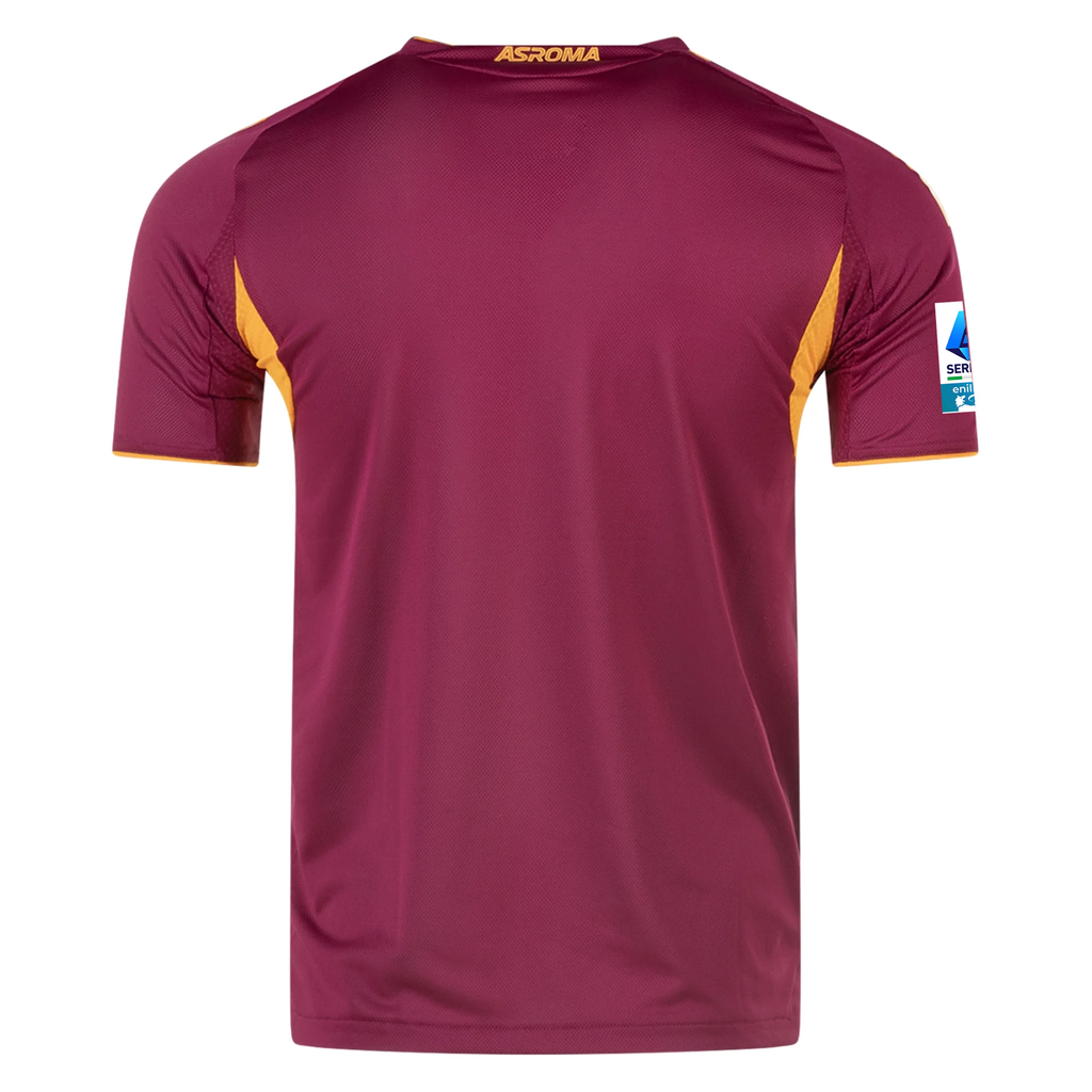 adidas Roma Authentic Home Jersey w/ Serie A Patch 25/26 (Burgundy)