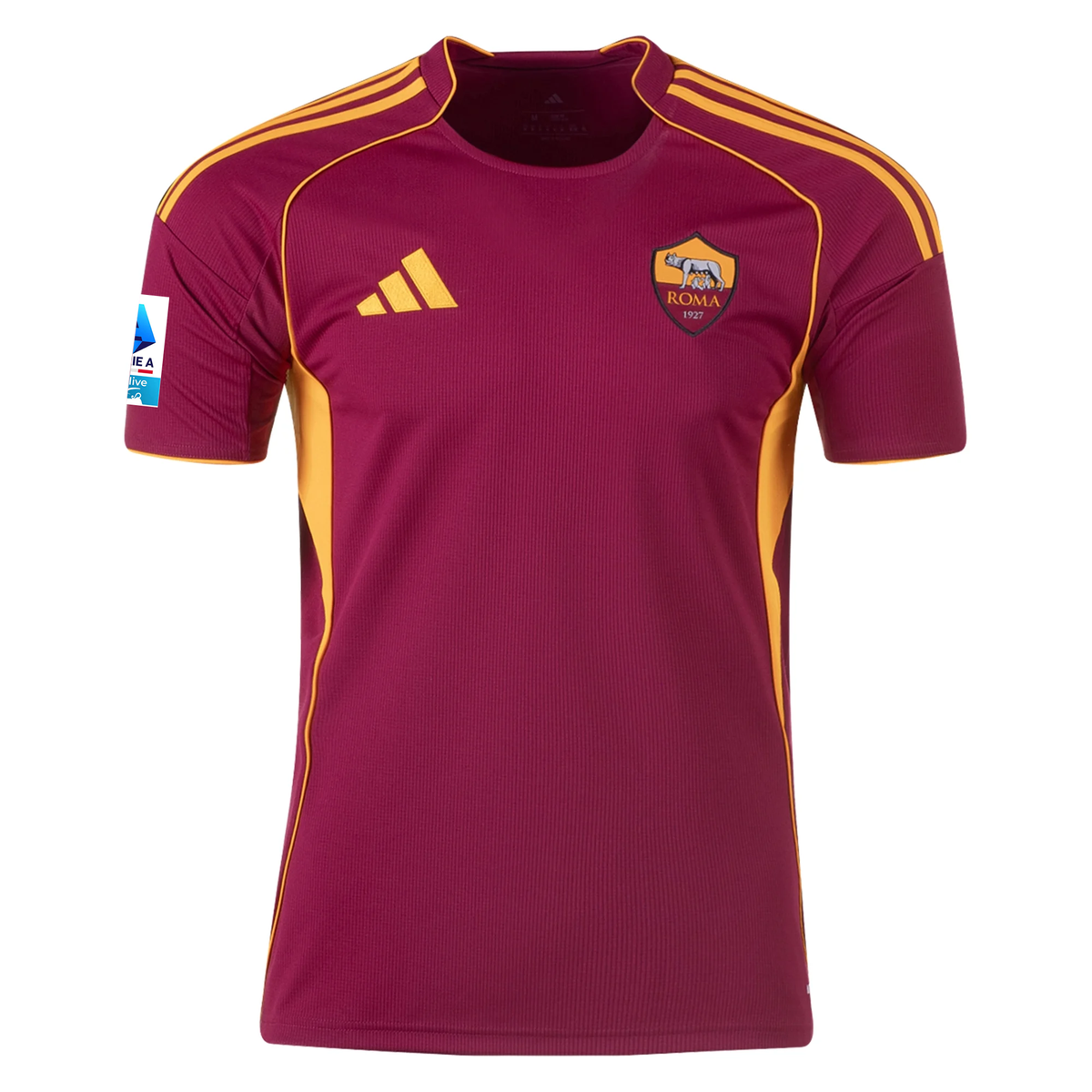 adidas Men's Roma Evan Ferguson Home Jersey w/ Serie A Patch 25/26 (Burgundy)