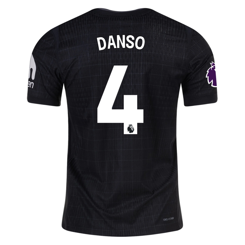 Nike Danso Tottenham Hotspur Authentic Away Jersey 25/26 w/ EPL Patch (Black/Iron)