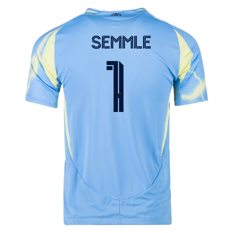 adidas Philadelphia Union Oliver Semmle Authentic Away Jersey 25/26 (Blue/Yellow)
