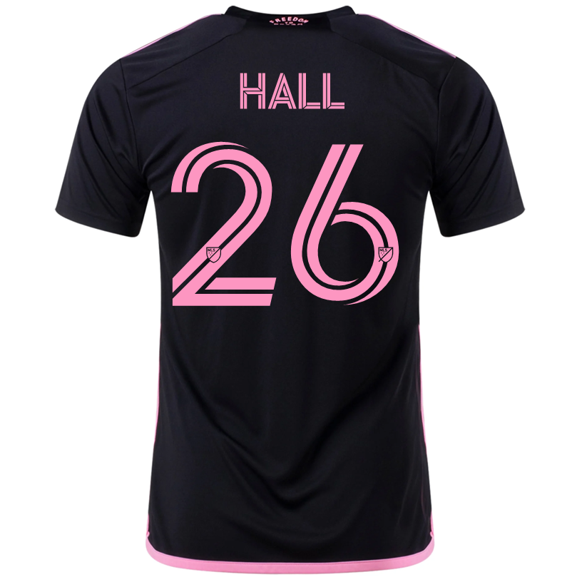 adidas Tyler Hall Inter Miami Away Jersey 23/24 (Black/True Pink)