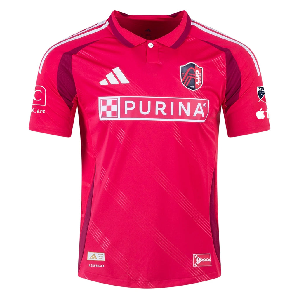 adidas Roman BÃ¼rki St. Louis FC Authentic Home Jersey 25/26 (Power Pink)