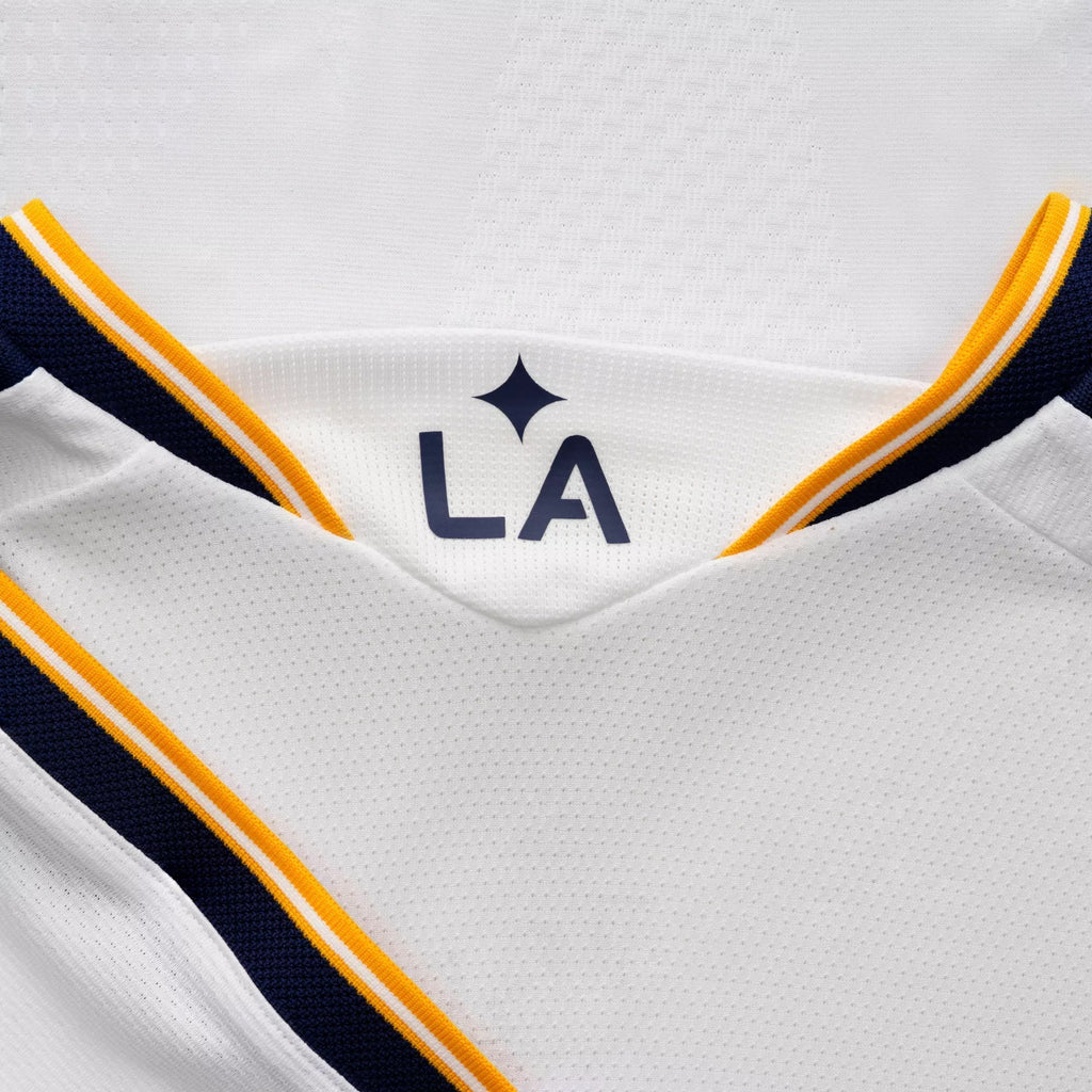 adidas Men's Lepley LA Galaxy Authentic Match Home Jersey 26/27 (White)