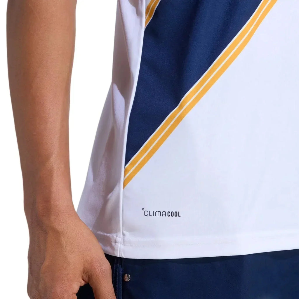 adidas Men's Lepley LA Galaxy Home Stadium Jersey 26/27 (White)