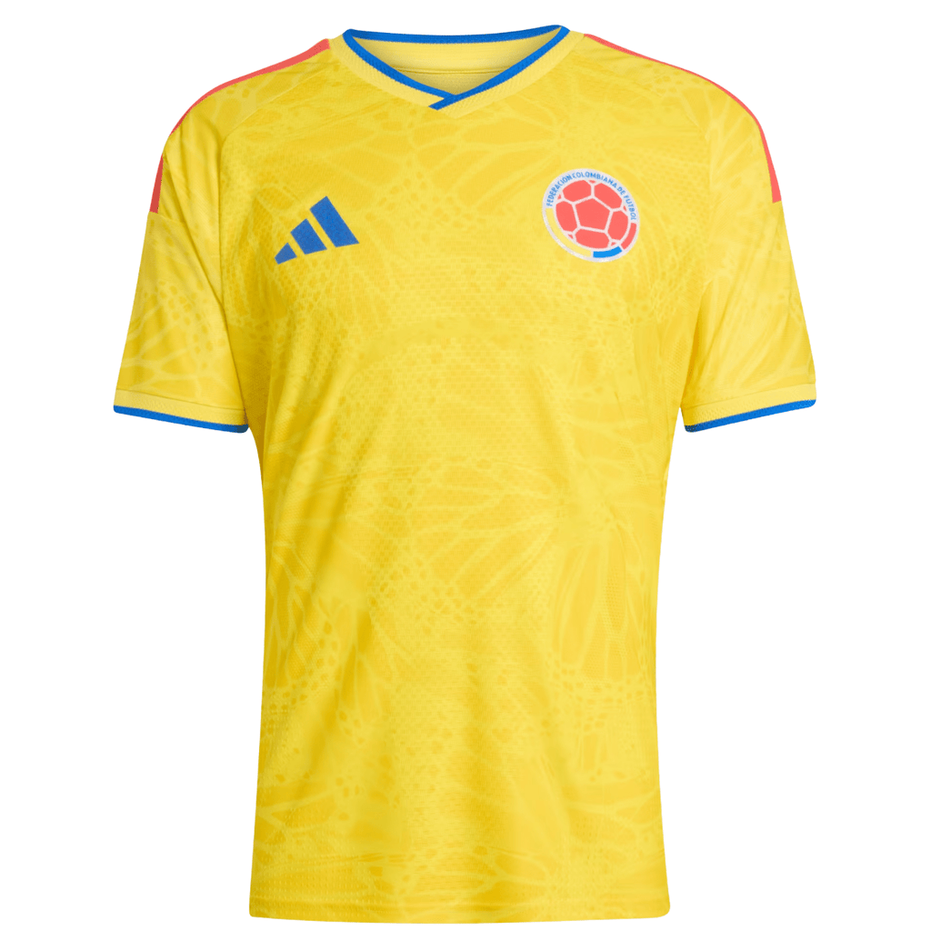 adidas Men's J. Arias Colombia 2026 Authentic Home Jersey (Impact Yellow)