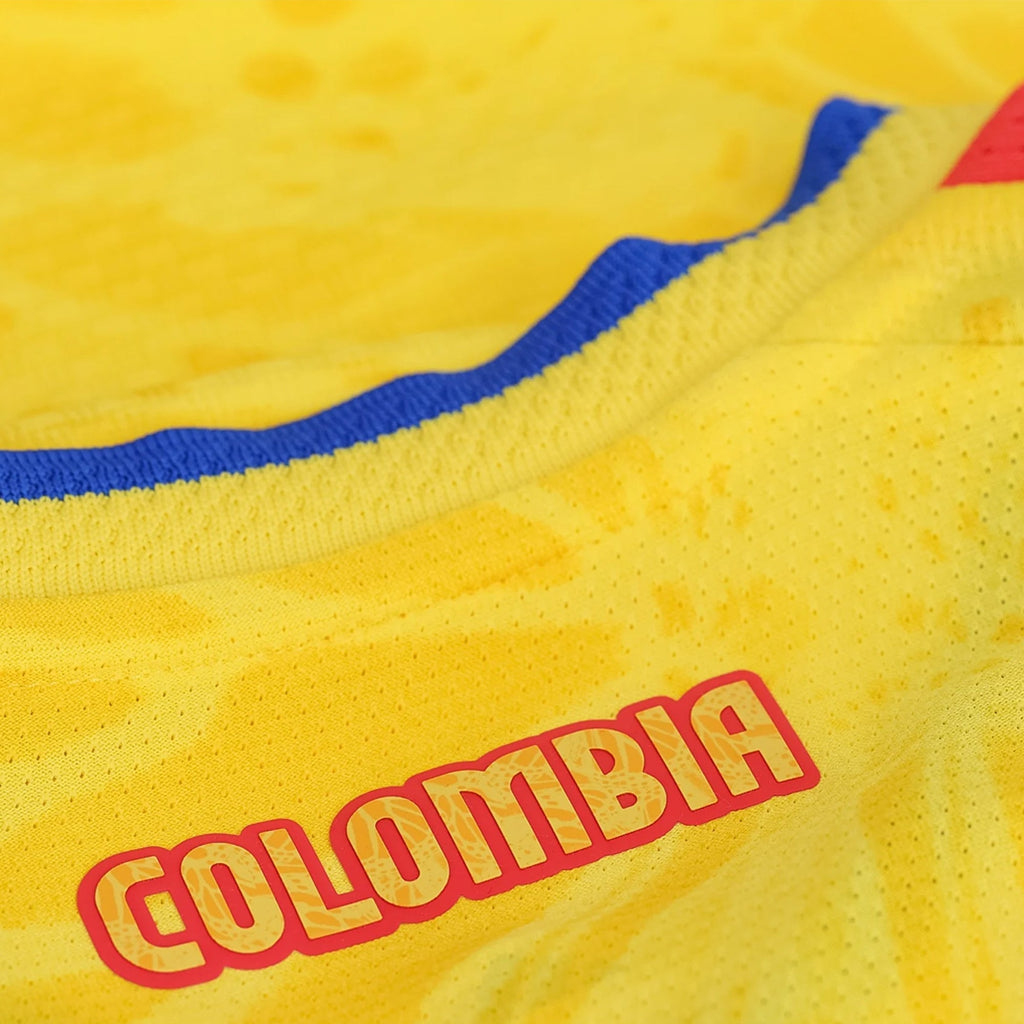adidas Men's Cordoba Colombia 2026 Authentic Home Jersey (Impact Yellow)