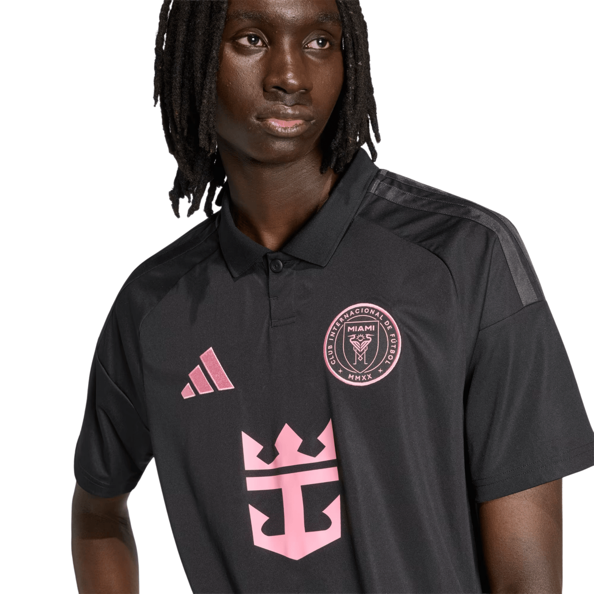 adidas Men's Rios Novo Inter Miami CF 26/27 Away Jersey (Black/Pink)