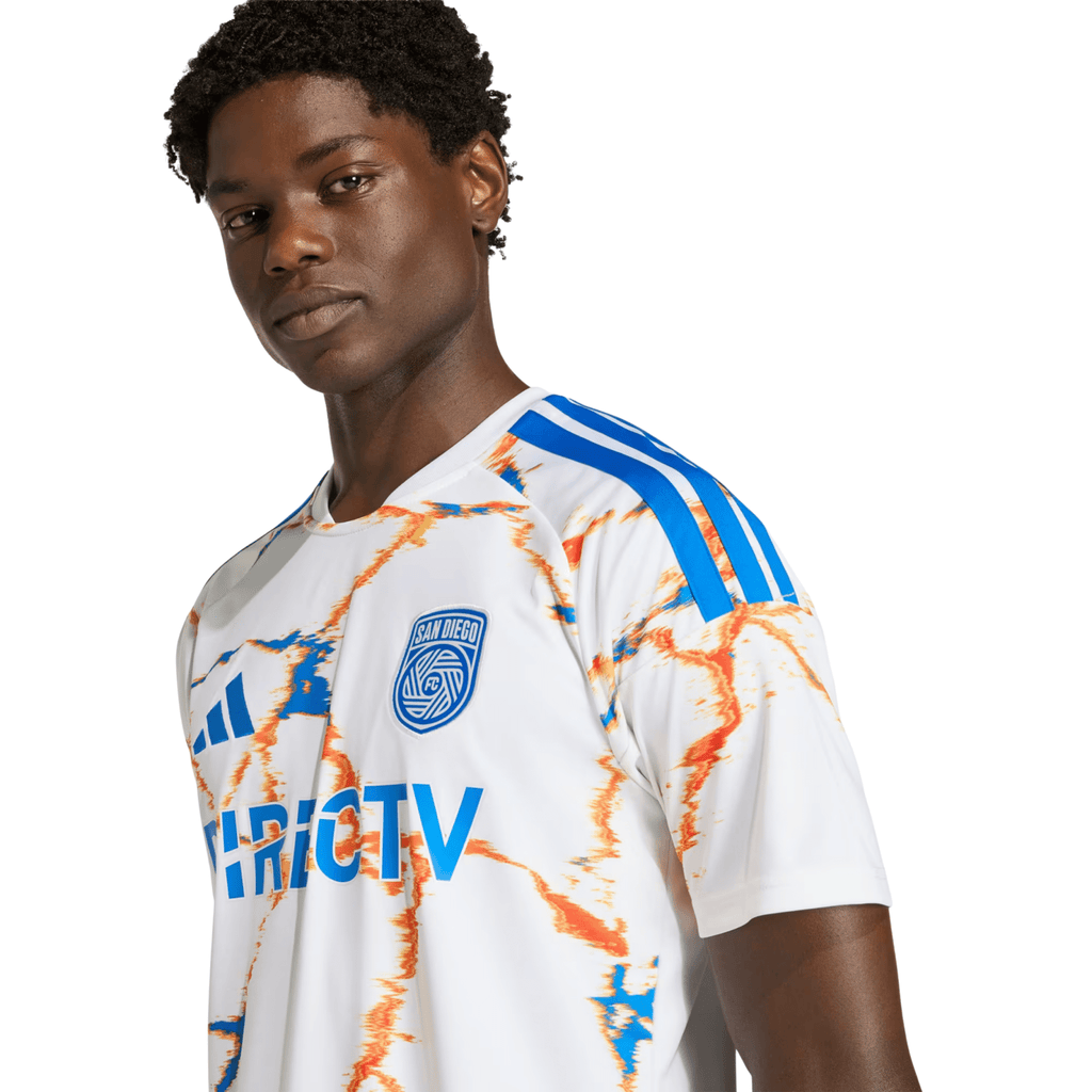 adidas Men's Alvarado JR. San Diego FC 26/27 Away Stadium Jersey (White)