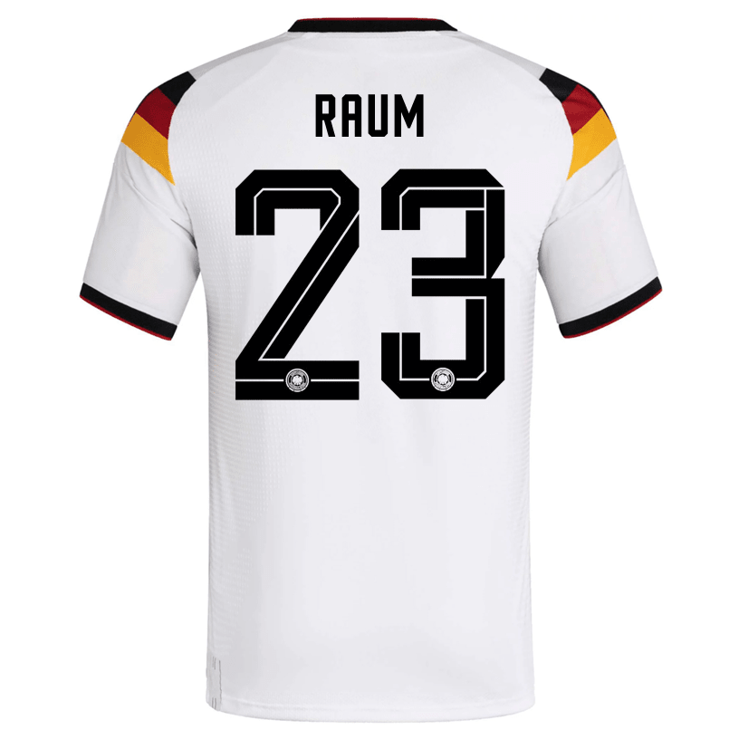 adidas Men's Raum Germany Authentic Home World Cup Jersey 2026 (White/Black)