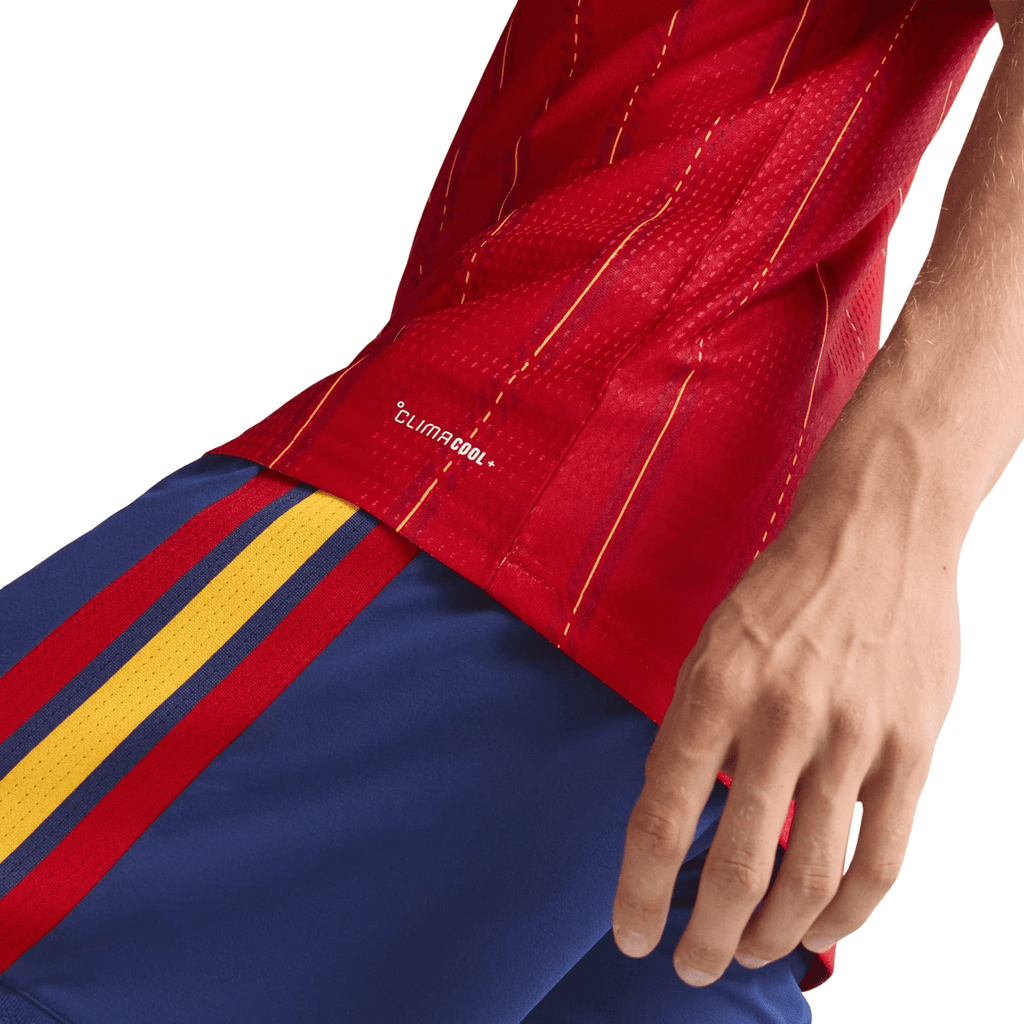 adidas Men's LLorente Spain Authentic World Cup Home Jersey 2026 (Vivid Red)