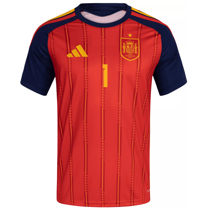 adidas Men's Simon Spain World Cup Home Jersey 2026 (Vivid Red)