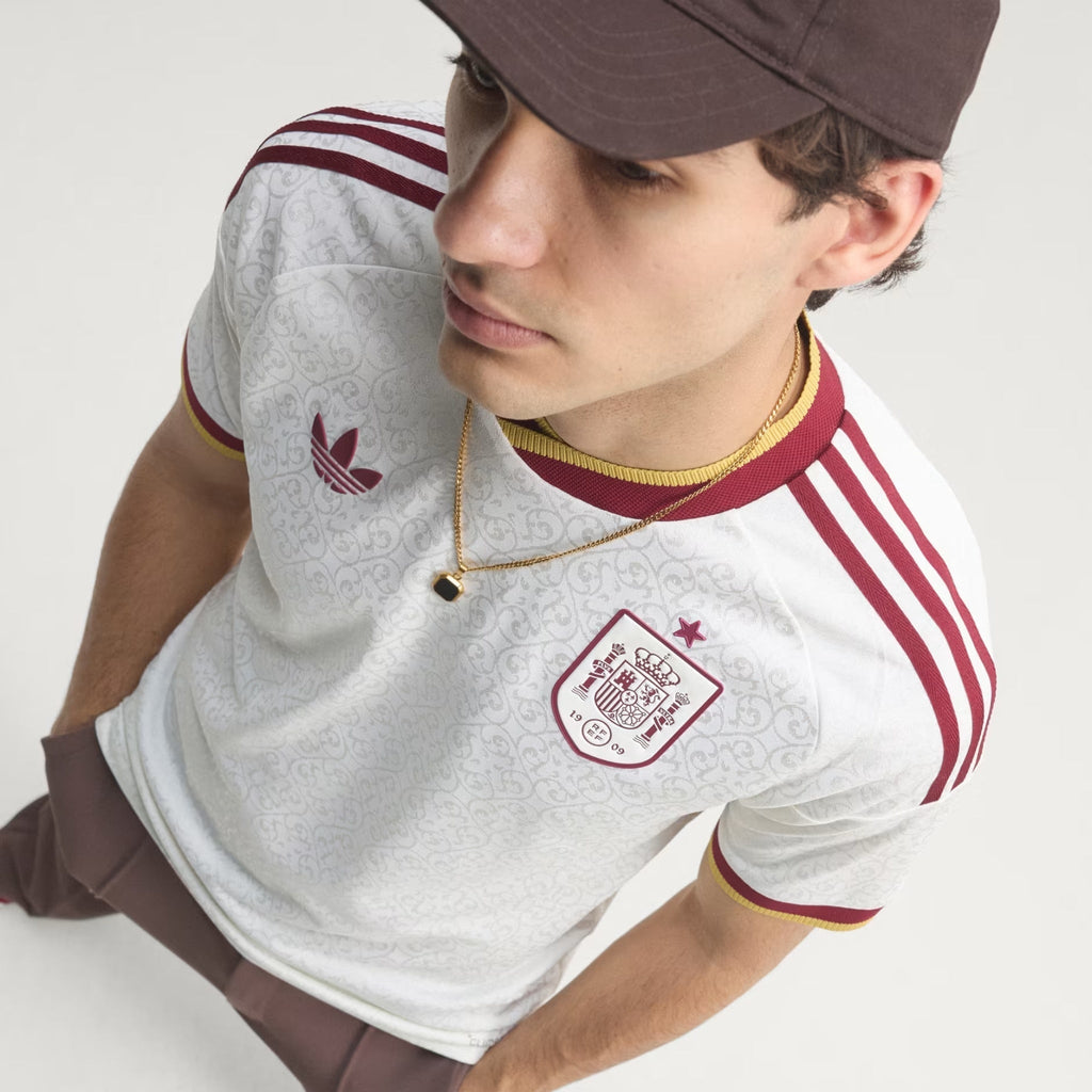 adidas Men's Spain Authentic Pedri Away Jersey 2026 (White)