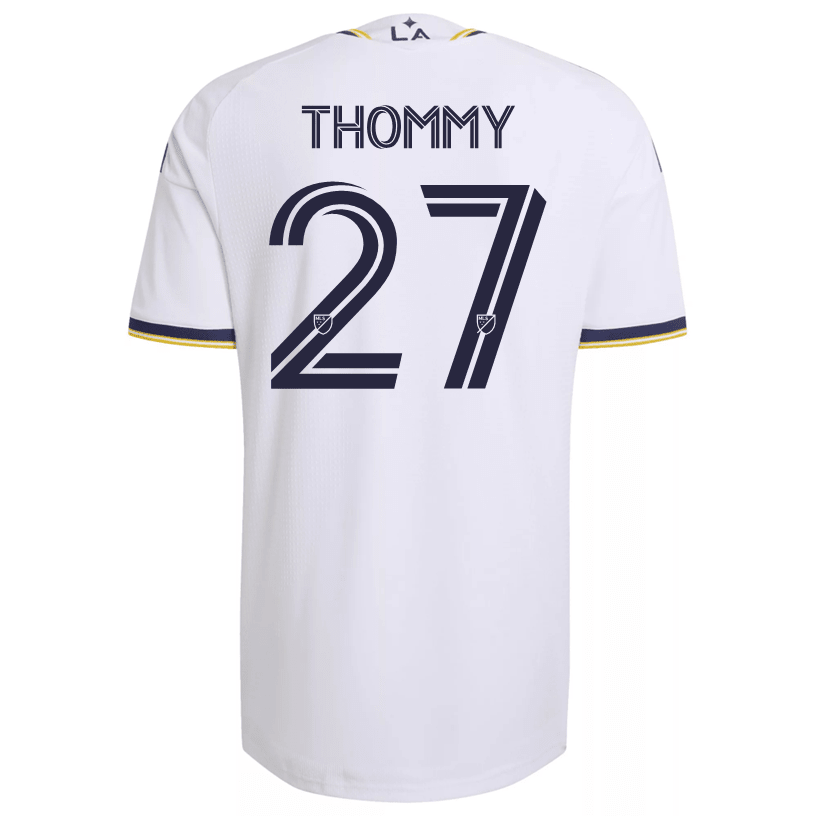 adidas Men's Thommy LA Galaxy Authentic Match Home Jersey 26/27 (White)