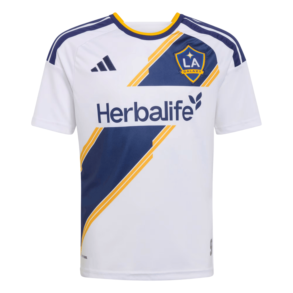 adidas Youth LA Galaxy 26/27 Home Jersey (White)