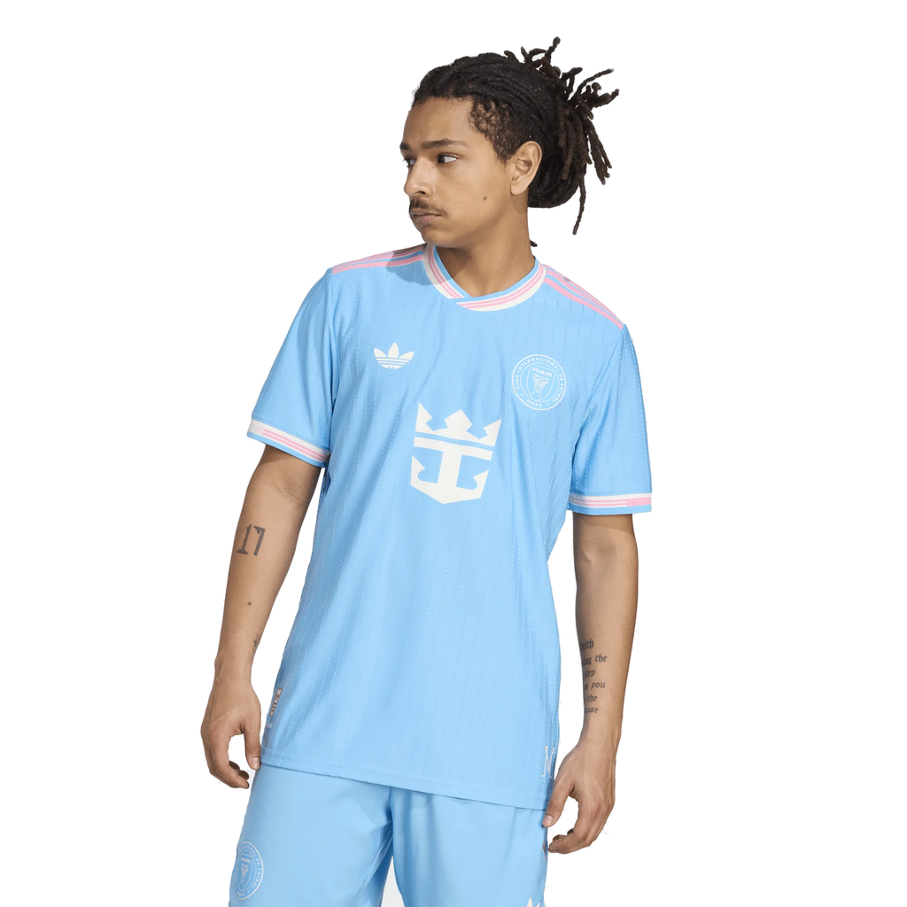 adidas Martinez Inter Miami Authentic Third Jersey 25/26 (Blue/Pink)