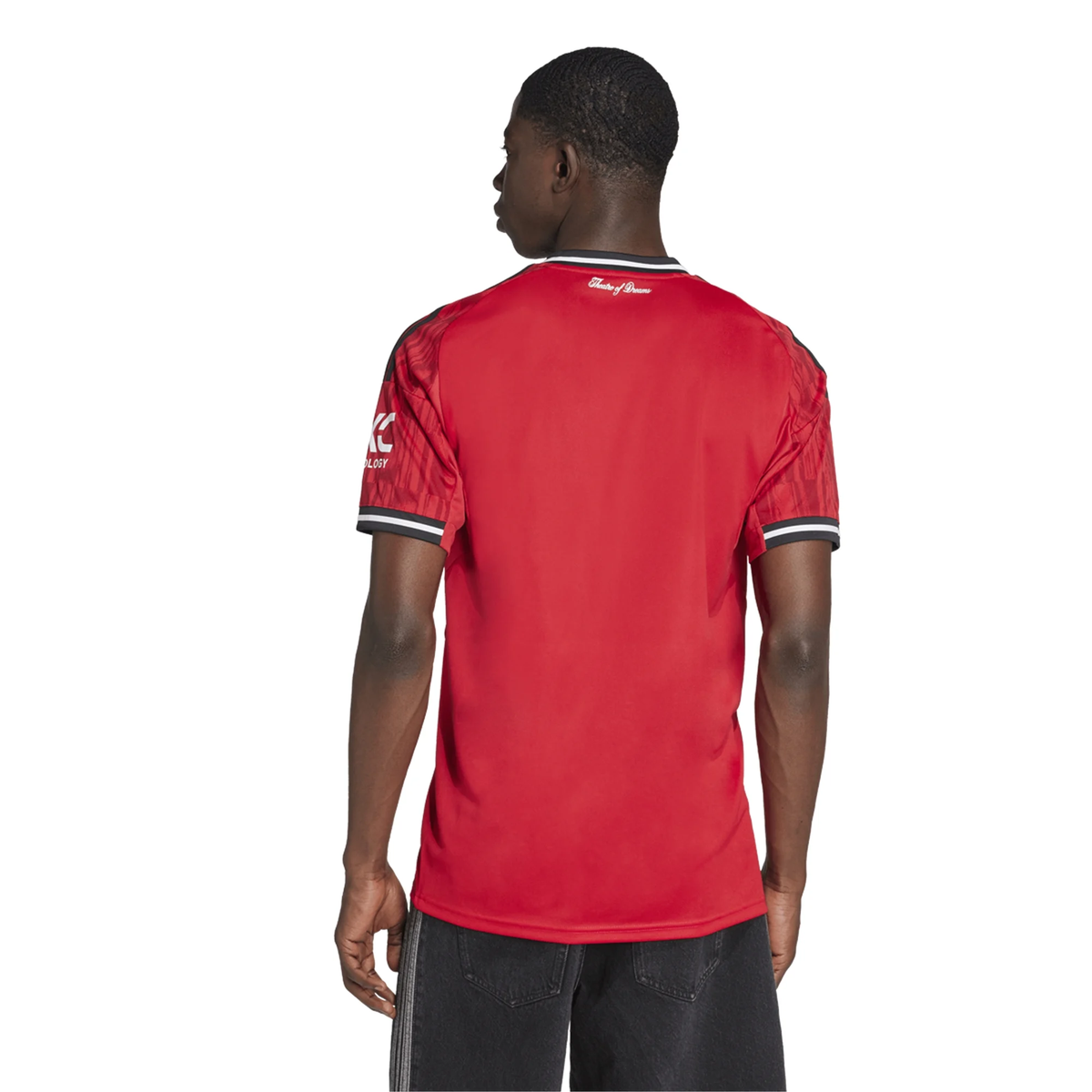 adidas Casemiro Men's Manchester United Home Jersey 25/26 w/ EPL + NRFR Patches (Red)