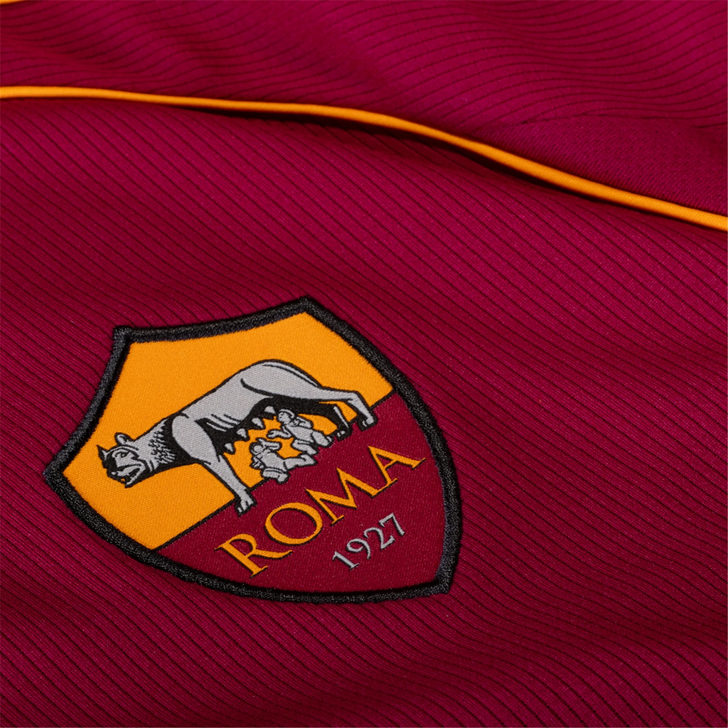 adidas Men's Roma Jan ZiÃ³Å‚kowski Home Jersey w/ Europa League Patches 25/26 (Burgundy)