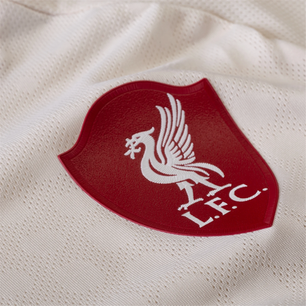adidas Men's Liverpool Authentic Ryan Gravenberch Away Jersey w/ Champions League Patches 25/26 (Wonder White)