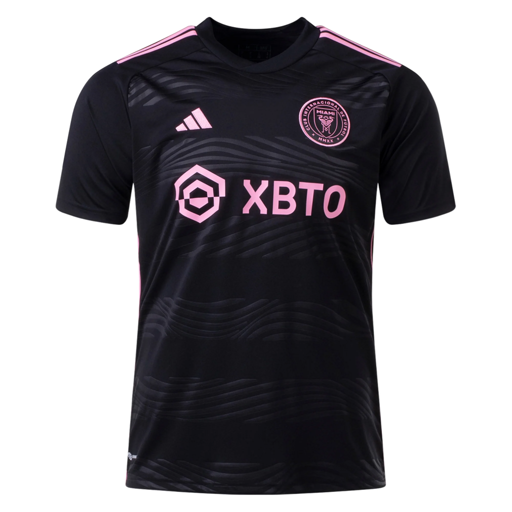 adidas David RuÃ­z Inter Miami Away Jersey 23/24 (Black/True Pink)