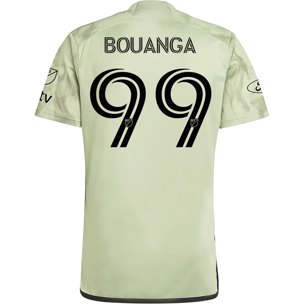 Adidas LAFC Denis Bouanga Away Jersey w/ MLS + Apple TV Patches 24/25 (Magic Lime)