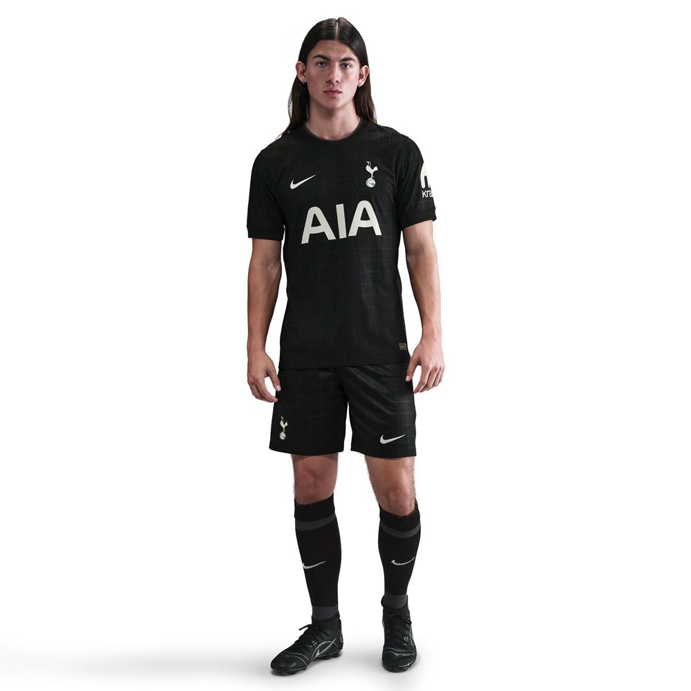 Nike Bergvall Tottenham Hotspur Authentic Away Jersey 25/26 w/ EPL Patch (Black/Iron)
