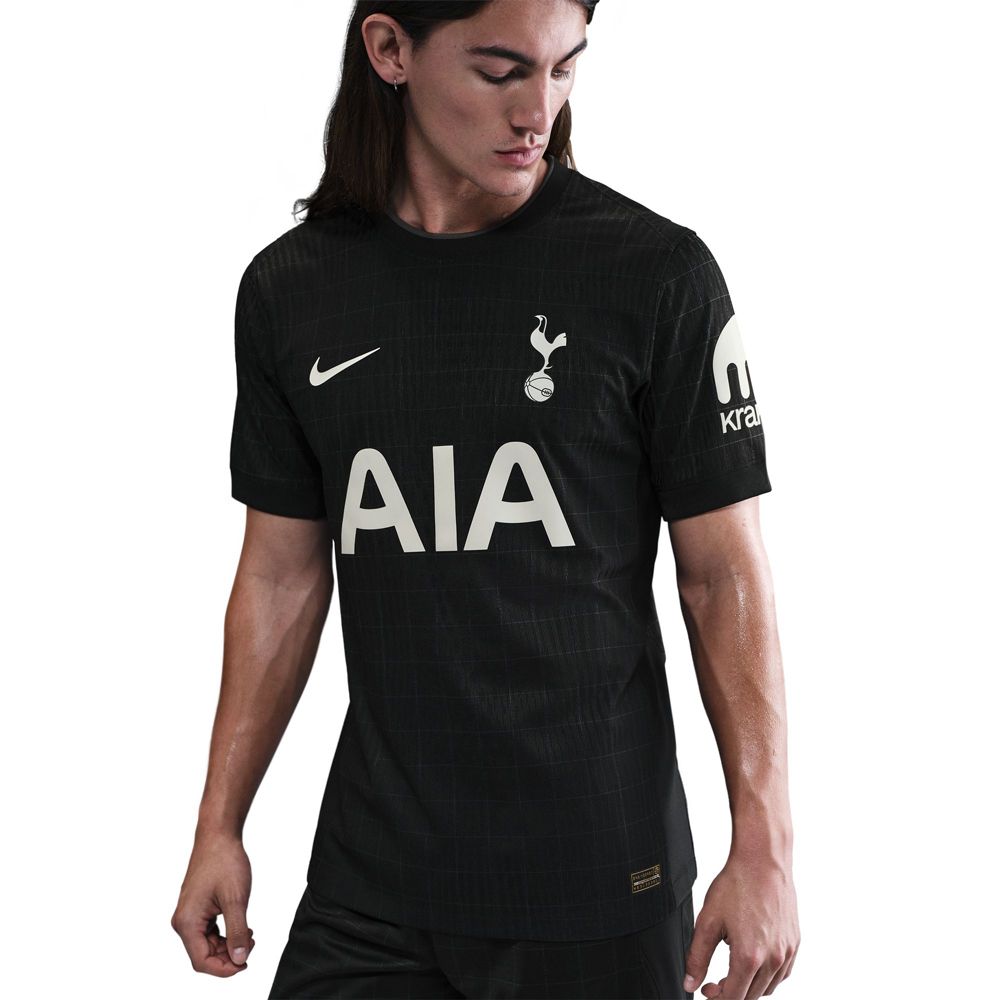 Nike Dragusin Tottenham Hotspur Authentic Away Jersey 25/26 w/ EPL Patch (Black/Iron)
