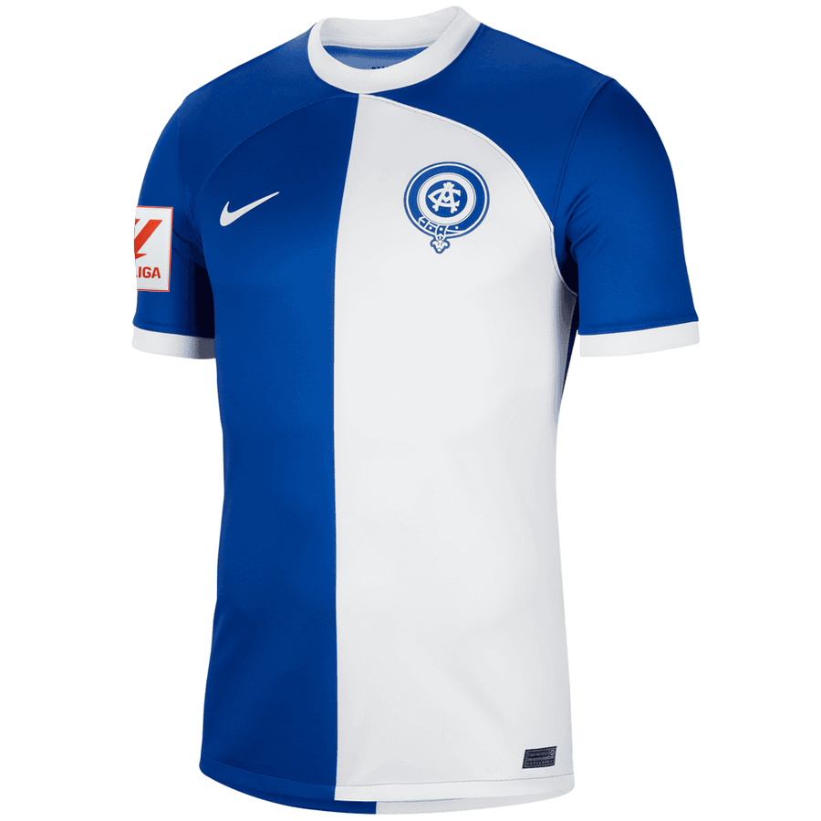 Nike Atletico Madrid SaÃºl Ã‘Ã­guez Away Jersey w/ La Liga Patch 23/24 (Old Royal/White)