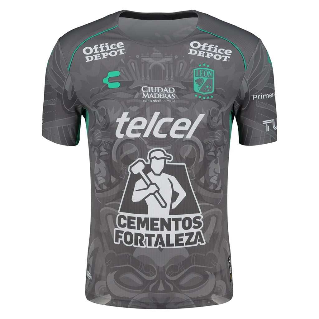 Charly Carlos Cisneros Leon Third Jersey 24/25 (Grey/Green)
