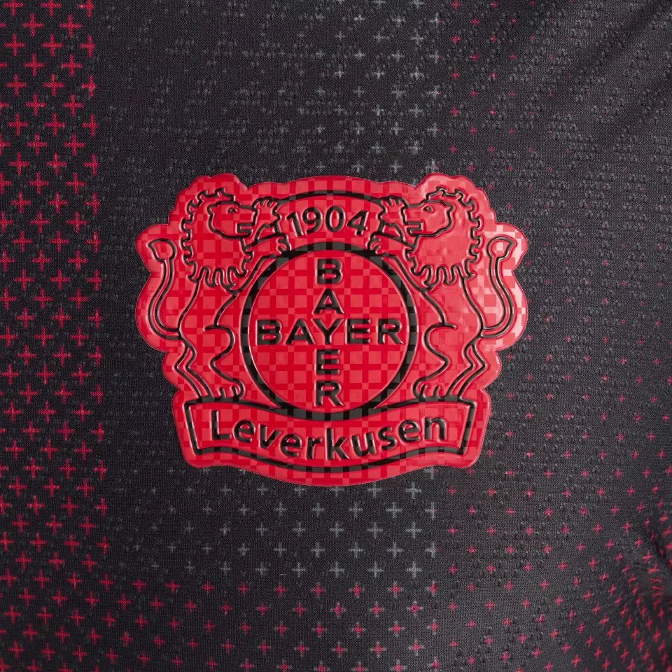 New Balance Men's Bayer Leverkusen 25/26 Authentic Elite Home Jersey (Black/Red)