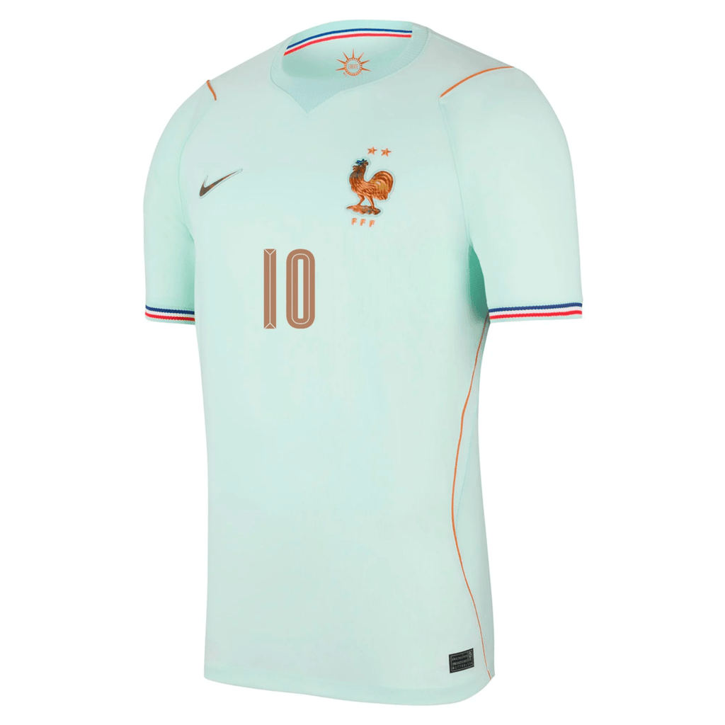 Nike France Kylian Mbappe Away Jersey 2026 (Igloo/Monarch)
