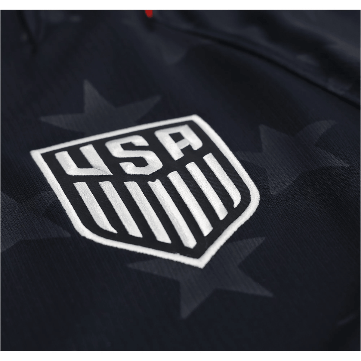 Nike Mens Adams United States Away Stadium Jersey 2026 (Dark Obsidian/Pure Platinum)