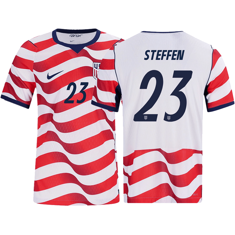 Nike Mens Steffen United States Match Authentic Home Jersey 2026 (Sail/Midnight Navy)
