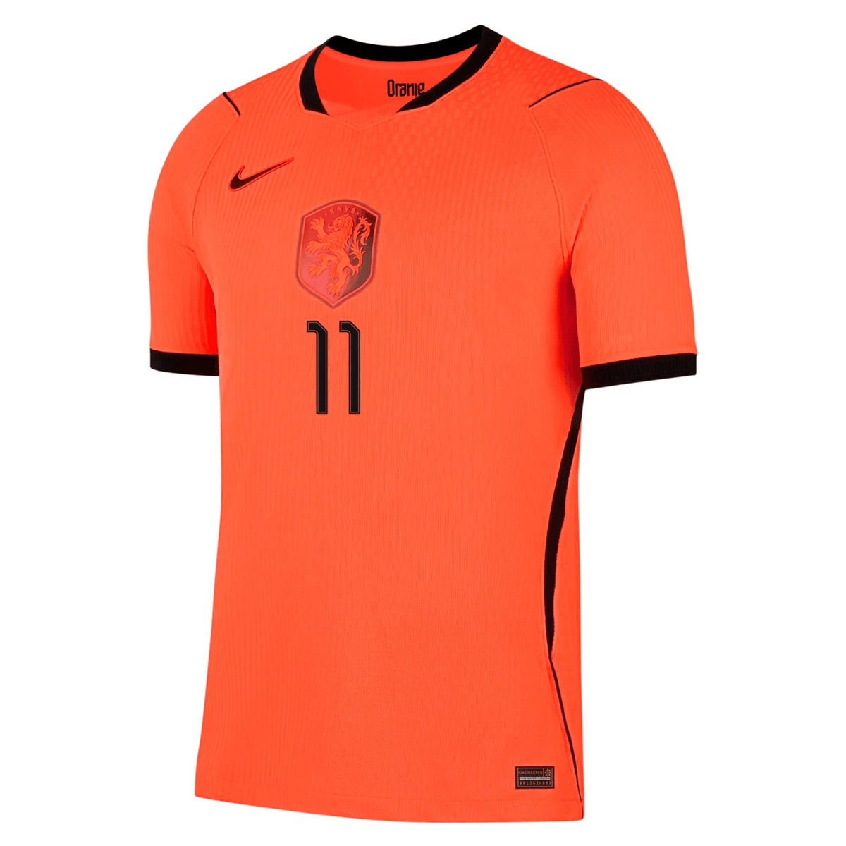 Nike Netherlands Cody Gakpo Match Authentic Home Jersey 2026 (Hyper Crimson/Black)