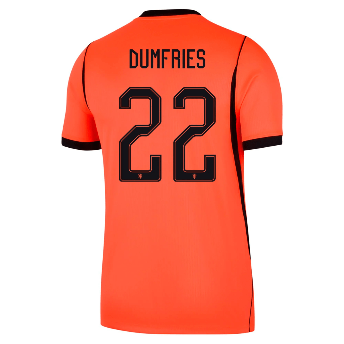 Nike Netherlands Denzel Dumfries Home Jersey 2026 (Hyper Crimson/Black)