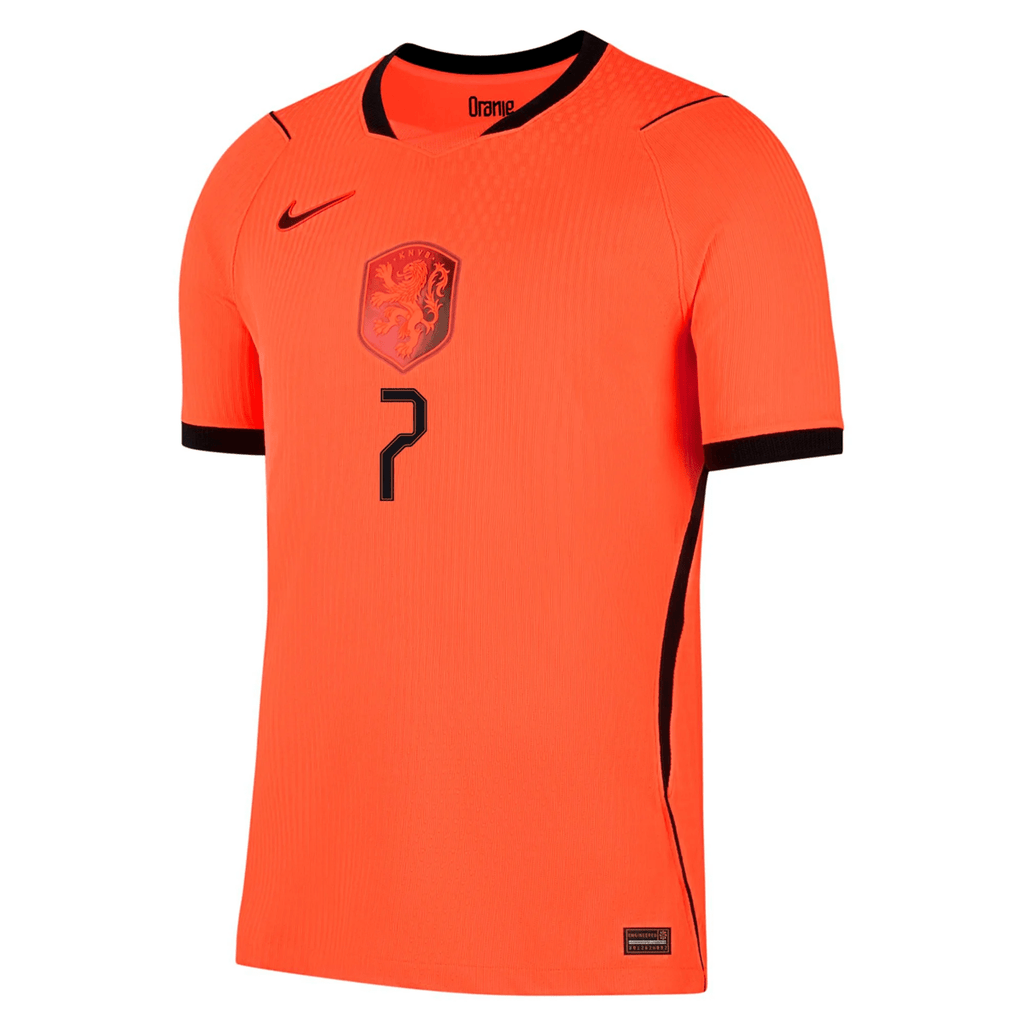 Nike Netherlands Xavi Simmons Match Authentic Home Jersey 2026 (Hyper Crimson/Black)