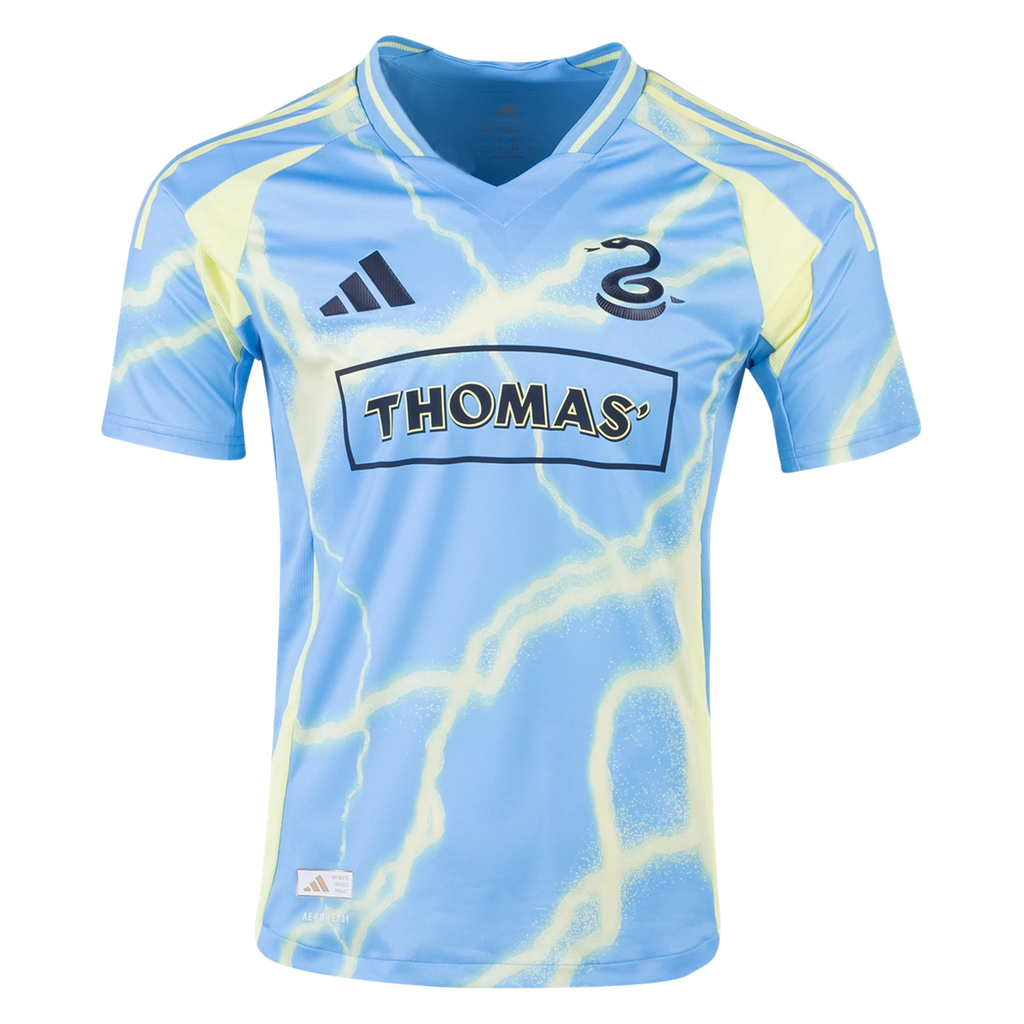 adidas Philadelphia Union David Vazquez Authentic Away Jersey 25/26 (Blue/Yellow)
